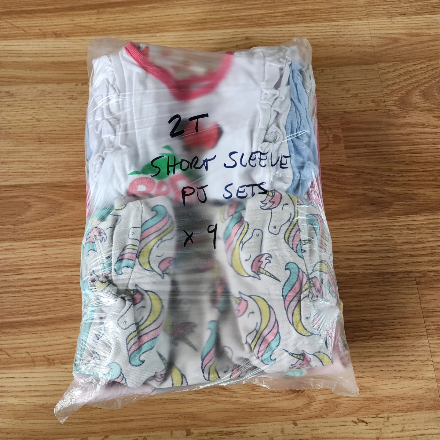 2T Toddler Girls short sleeve pajama Lot - photo 2