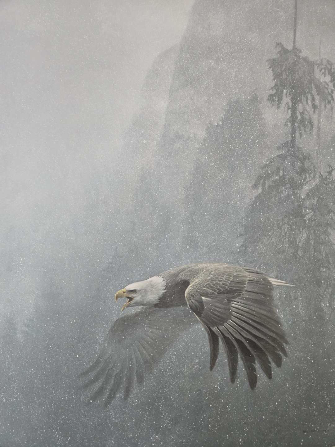 VIGILANCE! A L. E. print, hand-signed by the artist & certified!