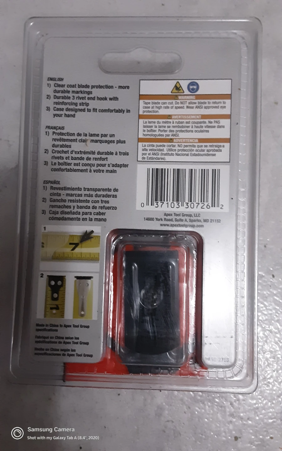 Lufkin PHV1316N Hi-Viz Tape Measure 3/4" x 16' - photo 2