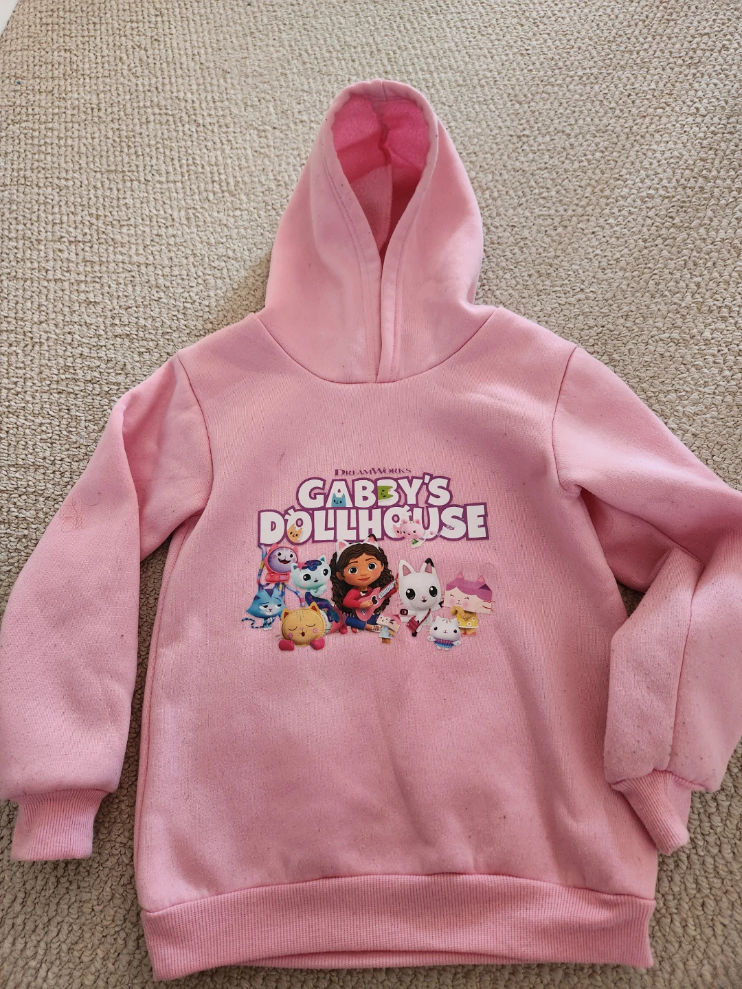 Kids Gabby's Dollhouse Pink Hoodie ❤️