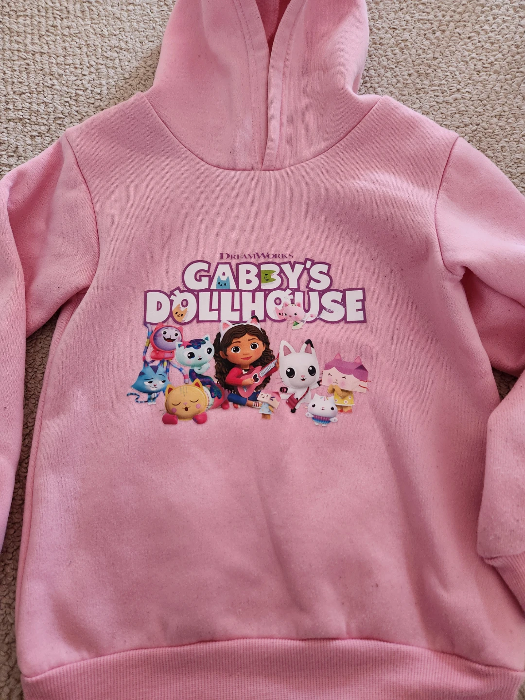 Kids Gabby's Dollhouse Pink Hoodie ❤️ - photo 2