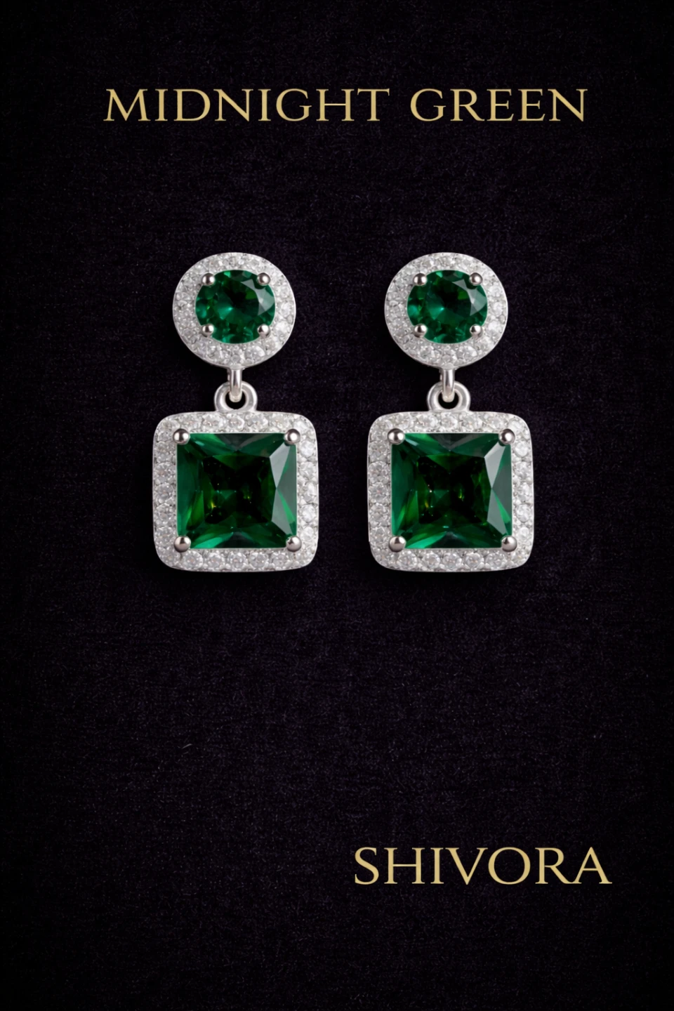 Drop Earrings | Cubic Zirconia | Stainless Steel - photo 2