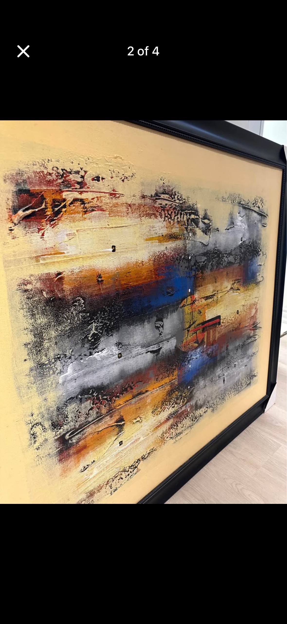 Framed Abstract Artwork - photo 2