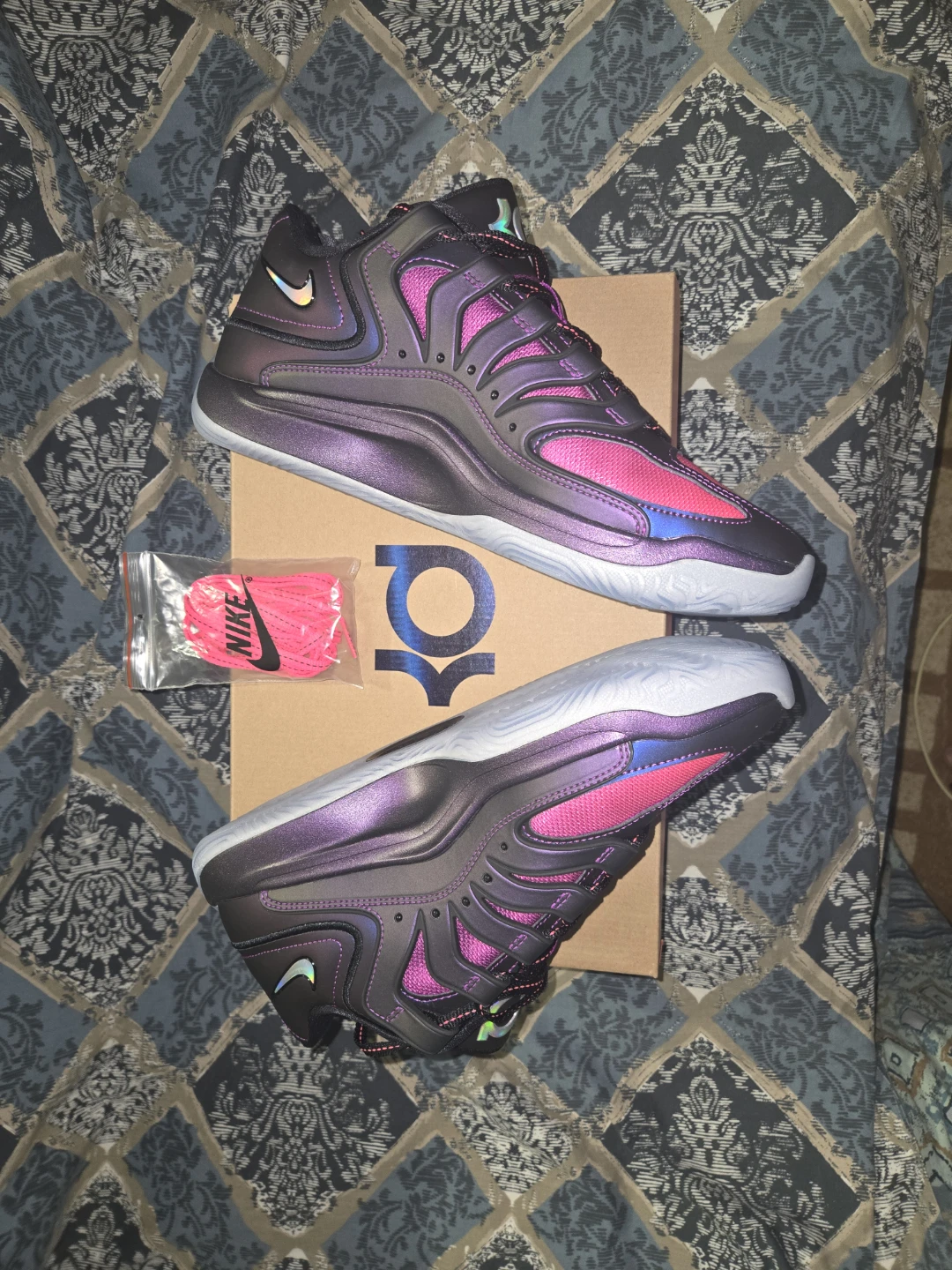 Nike KD 18 Eggplant and KD 17 Travel ball - photo 3