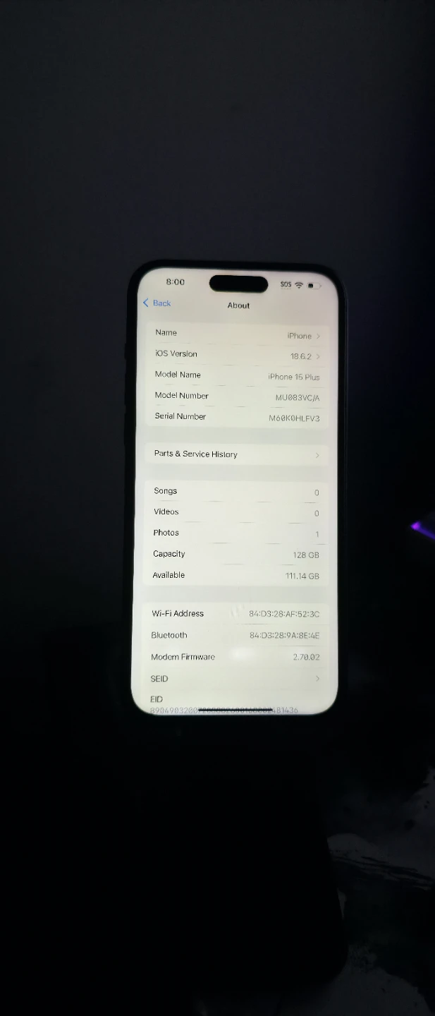 iPhone 15 Plus 128GB Black - photo 5