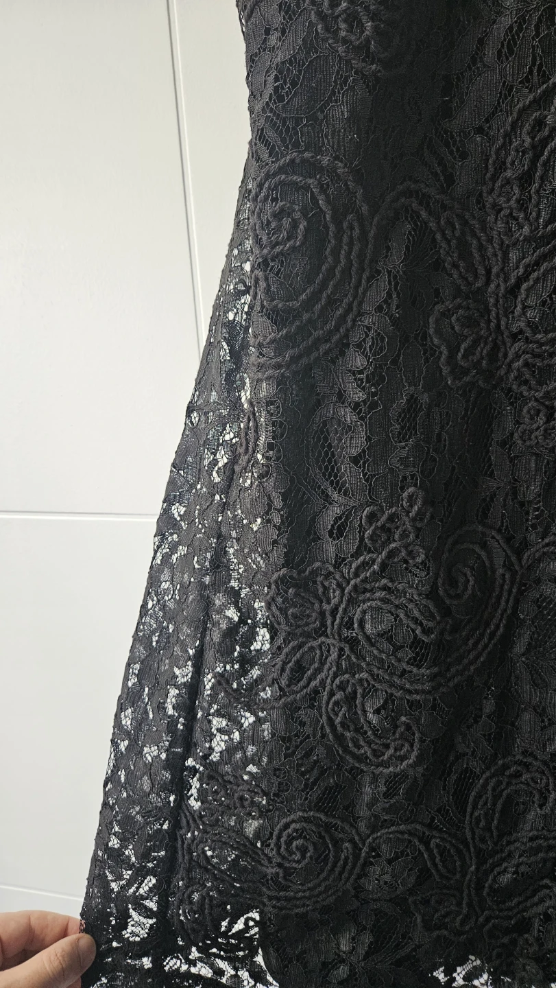 Black Lace Slip Dress - photo 2