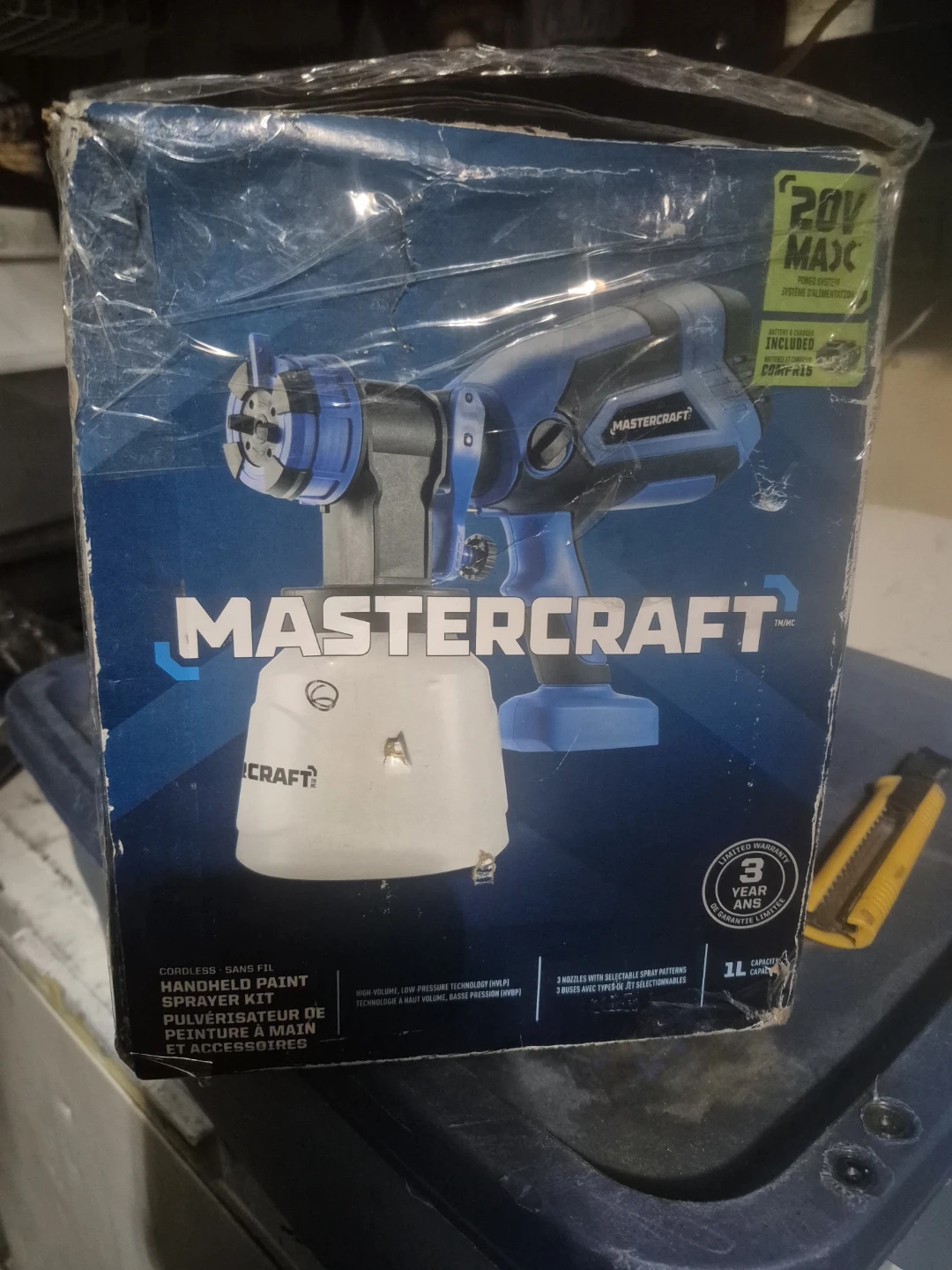 Mastercraft 20V Cordless Paint Sprayer Kit - photo 4