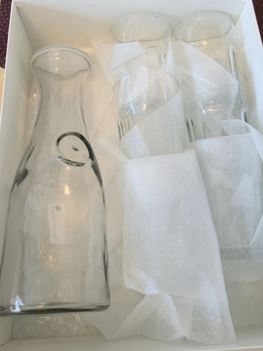 6 Water glasses and 1L Jar - photo 2