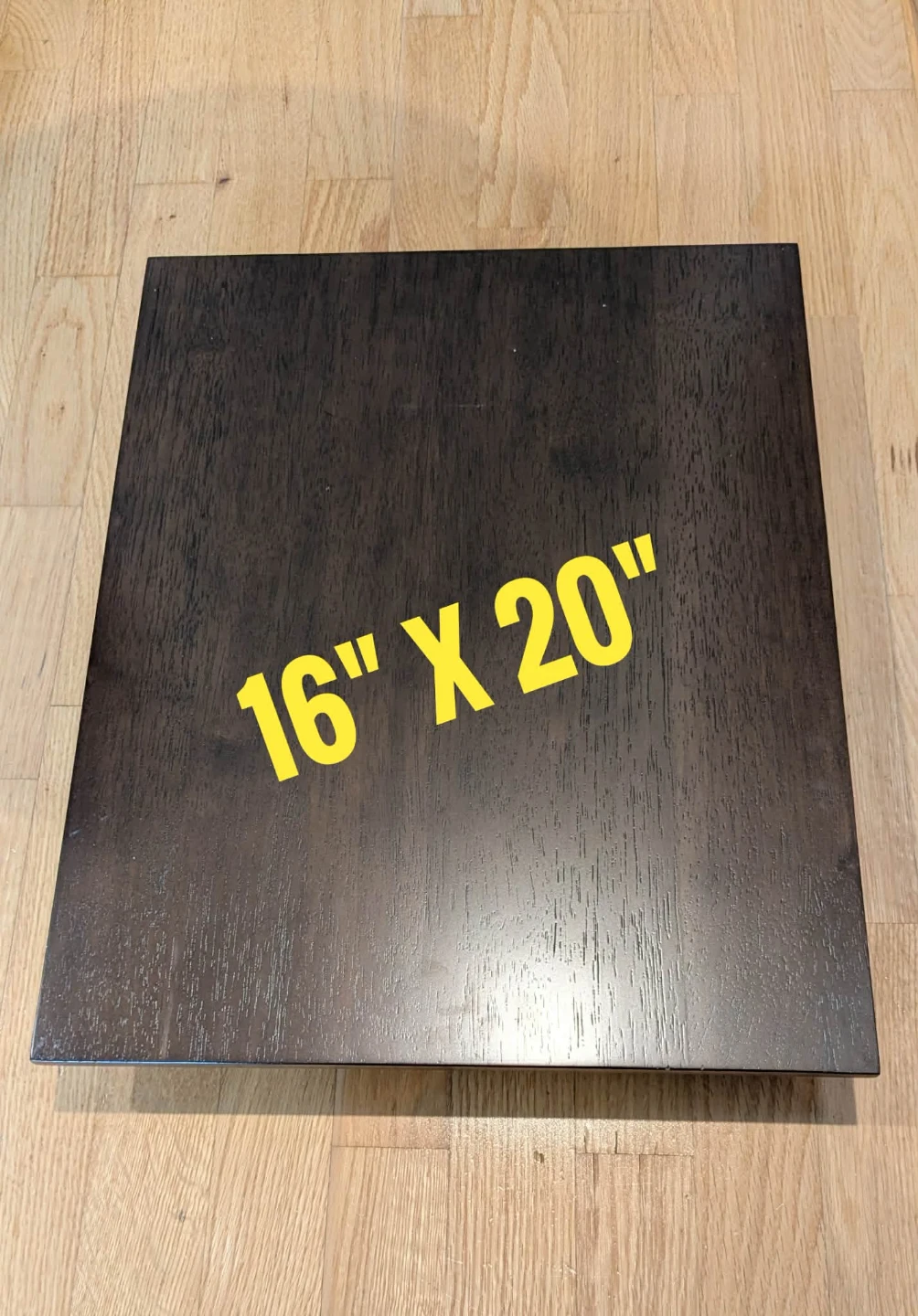New Solid Wood Table Top 16" x 20" (no legs)