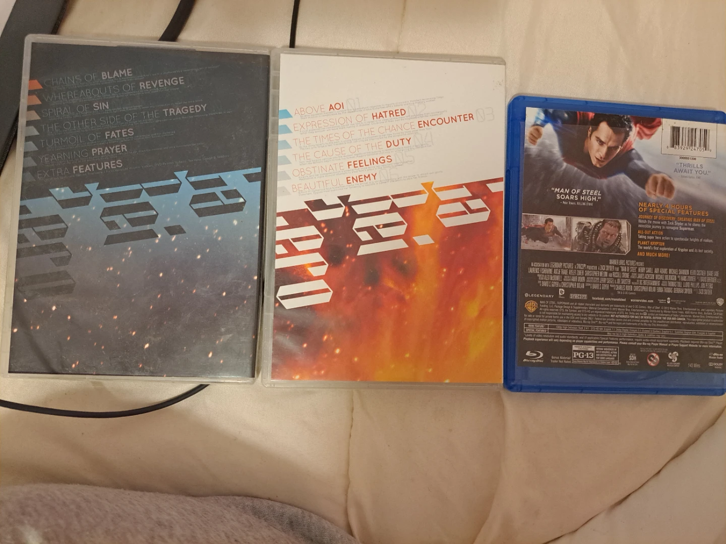 Man of Steel Blu-ray & Ga-Rei: Zero Anime DVD Set - photo 2