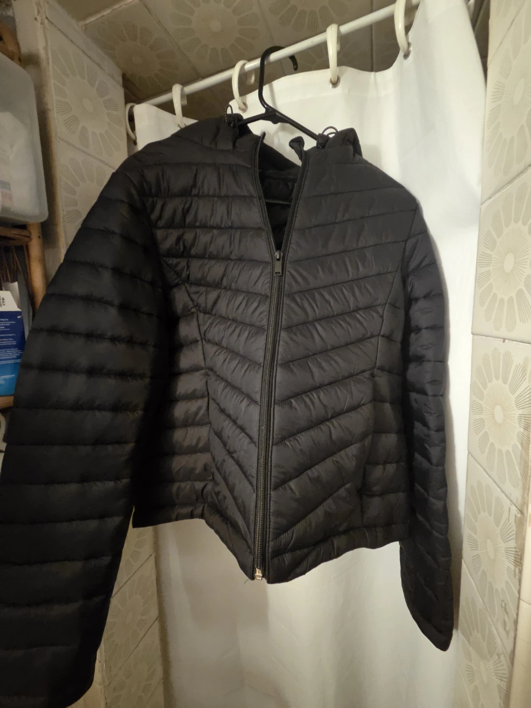 mySTYLE Black Puffer Jacket