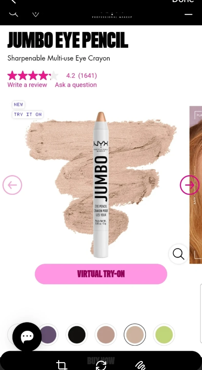 NYX Jumbo Eye Pencil - Frosting