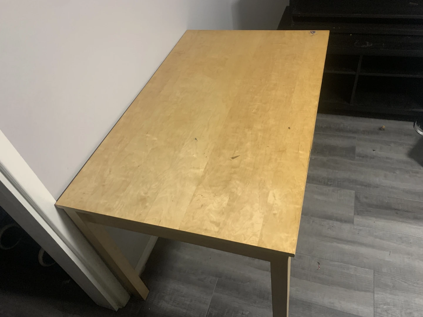 Ikea Light Wood Desk/Dining Table with Drawer - photo 2