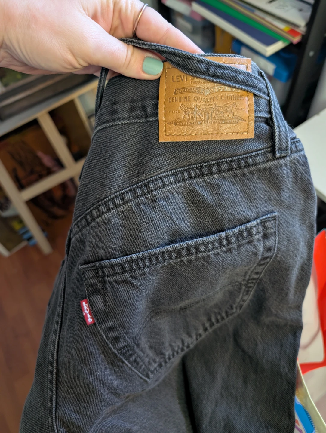 Levi's Women's Super Wide Jeans - Black - photo 3