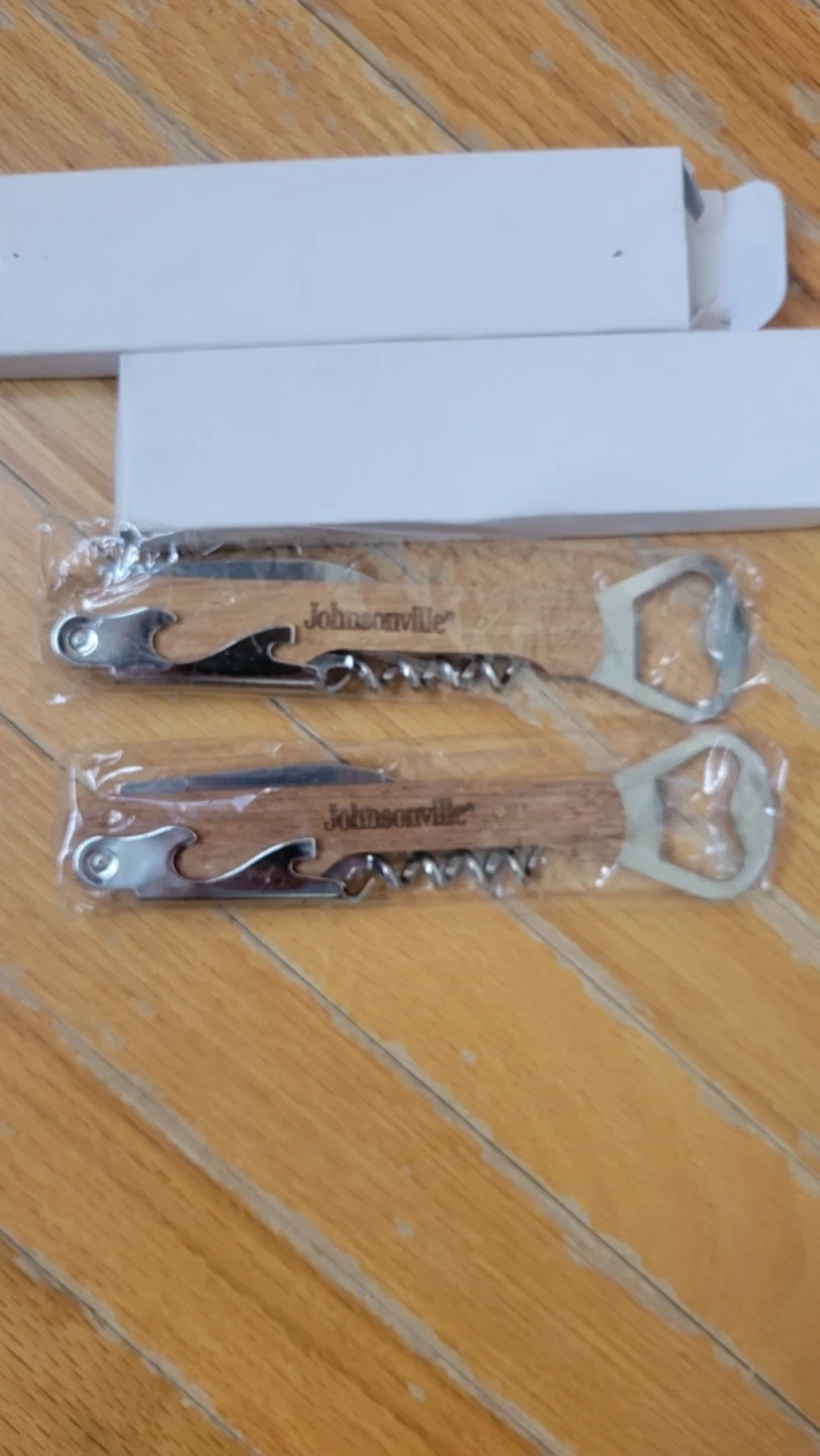 Johnsonville Corkscrew Bottle Opener Set (2) - photo 2