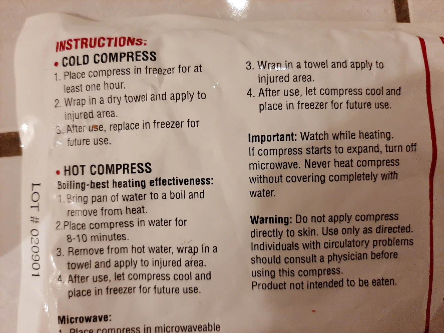 Formedica Reusable Hot & Cold Compress - photo 4