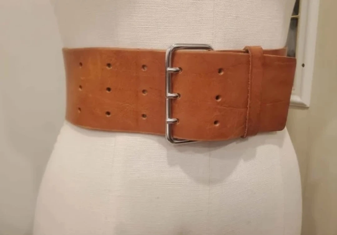 Vintage Leather Obi Belt