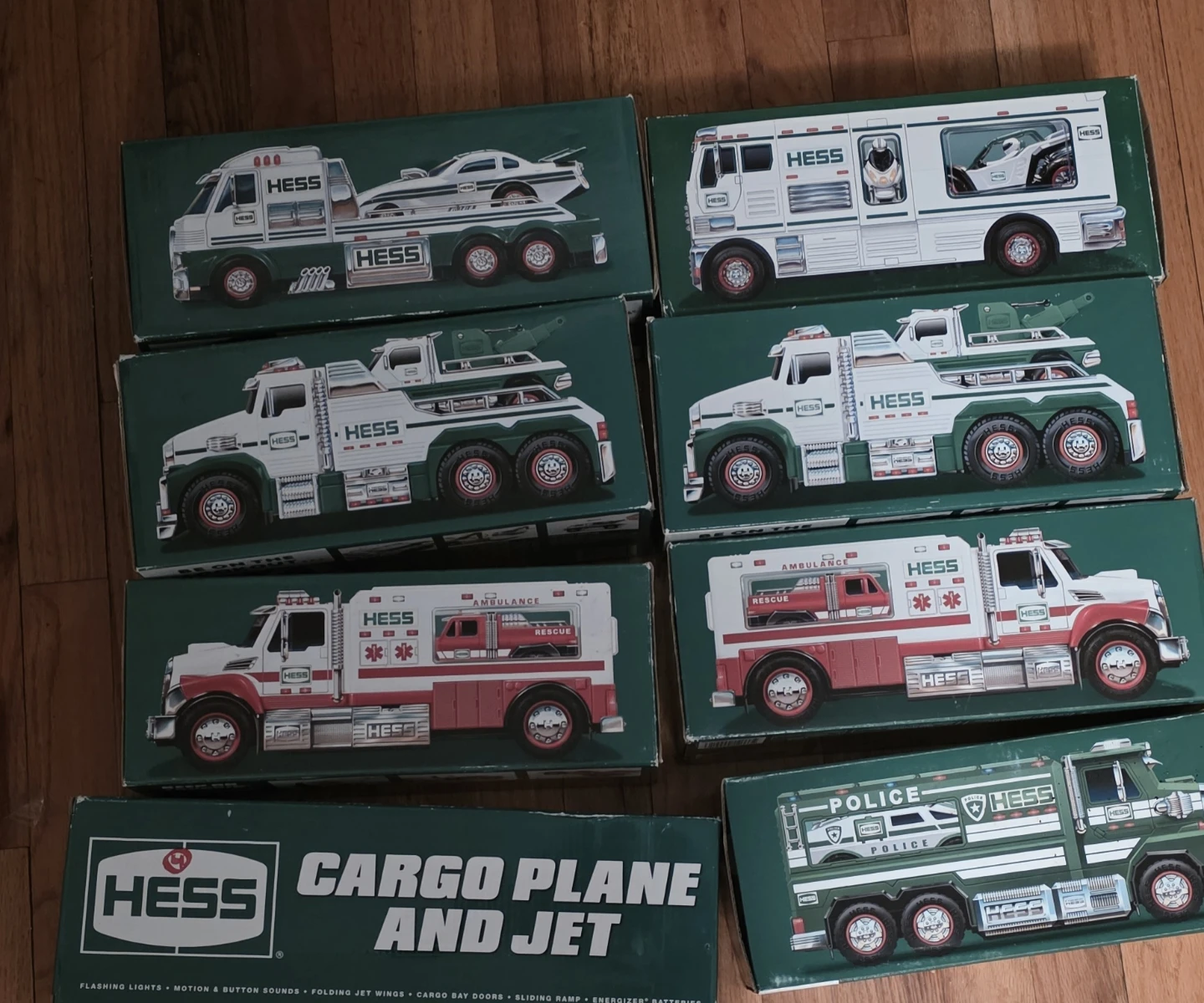 Hess trucks 30 each