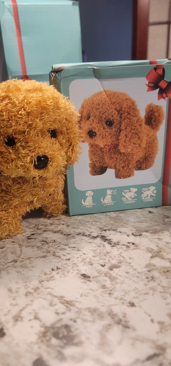 Plush Walking Toy Dog