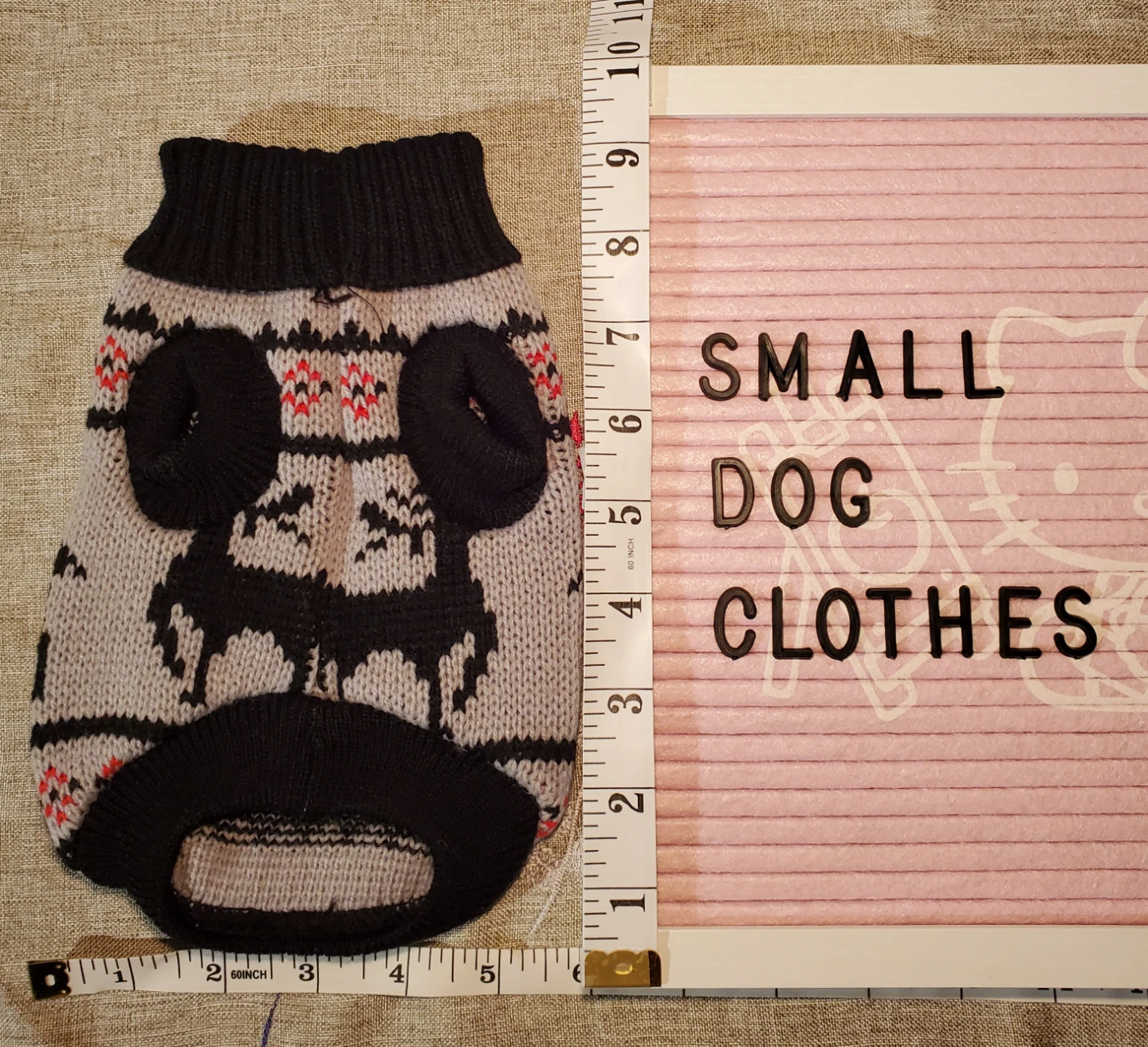Small Dog Christmas Sweater - S - photo 2
