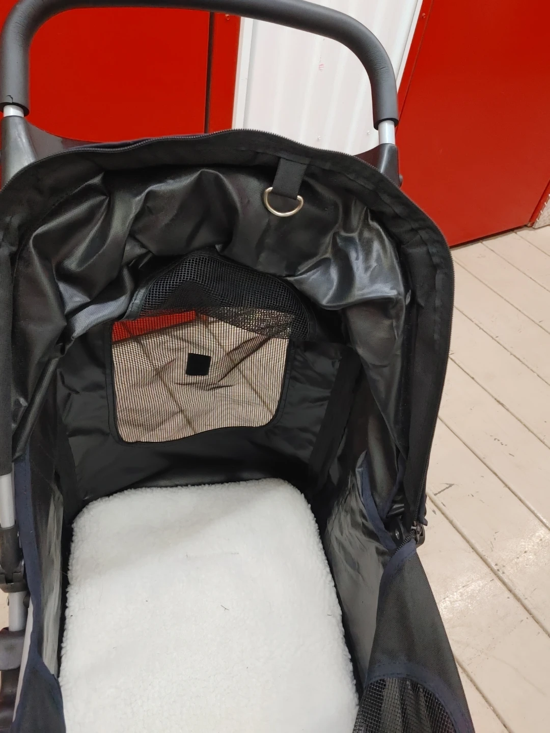 Black Pet Stroller with Canopy - photo 4