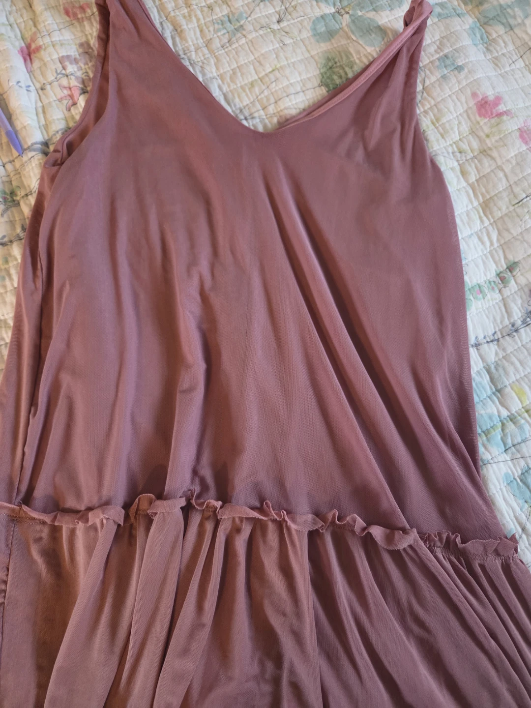 Hey & Joey ligned pink Ruffle Dress
