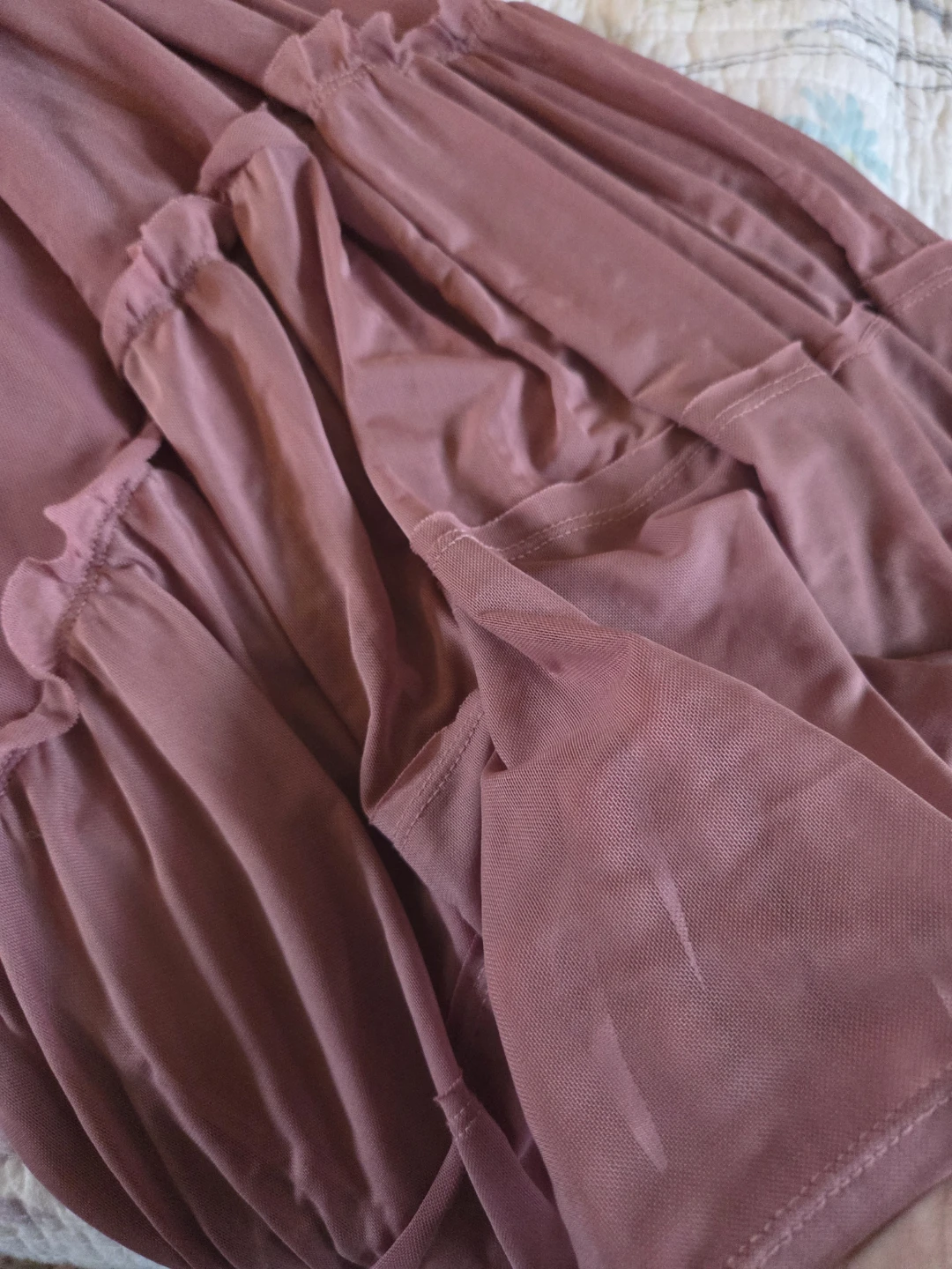 Hey & Joey ligned pink Ruffle Dress - photo 3