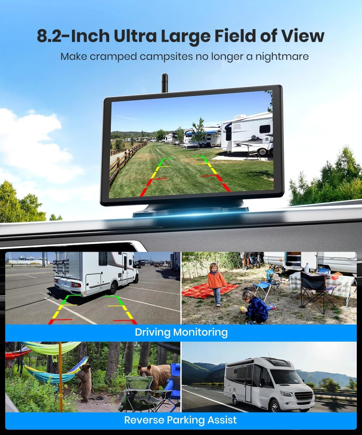 RV Backup Camera Wireless with CarPlay & Android Auto BNIB - photo 5
