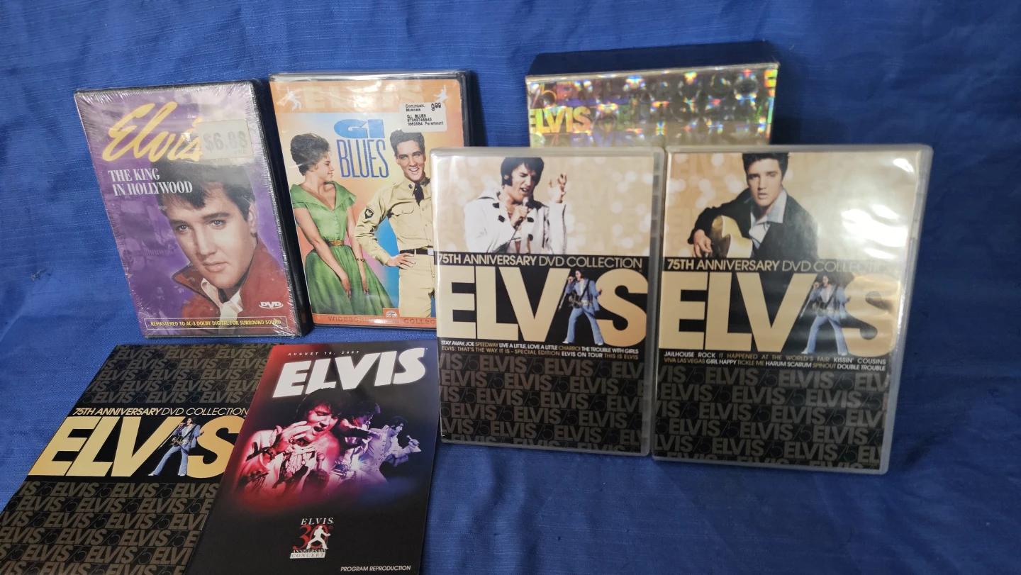 Elvis Presley 75th Anniversary Box Set +2 New Dvds