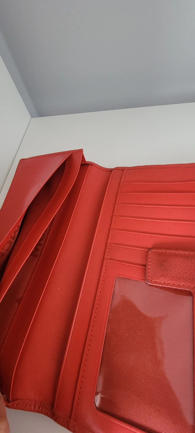 MCM Red Leather Wallet - photo 3