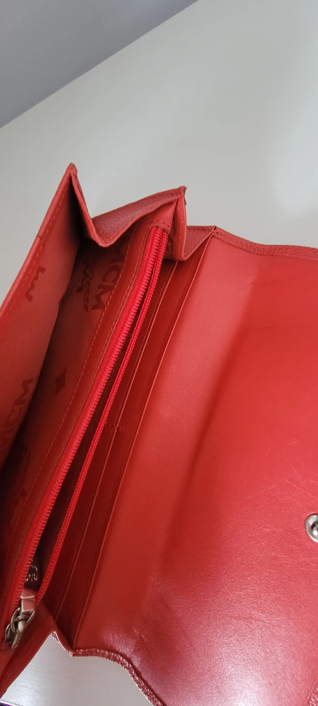 MCM Red Leather Wallet - photo 5