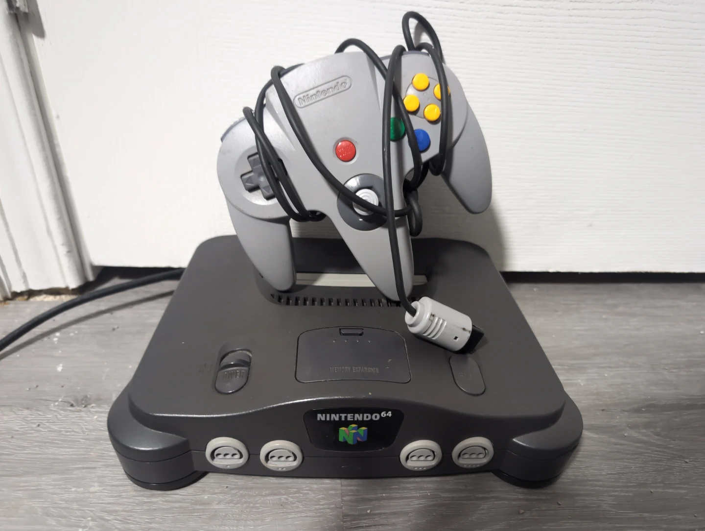 Nintendo 64 Console with Controller and Cables