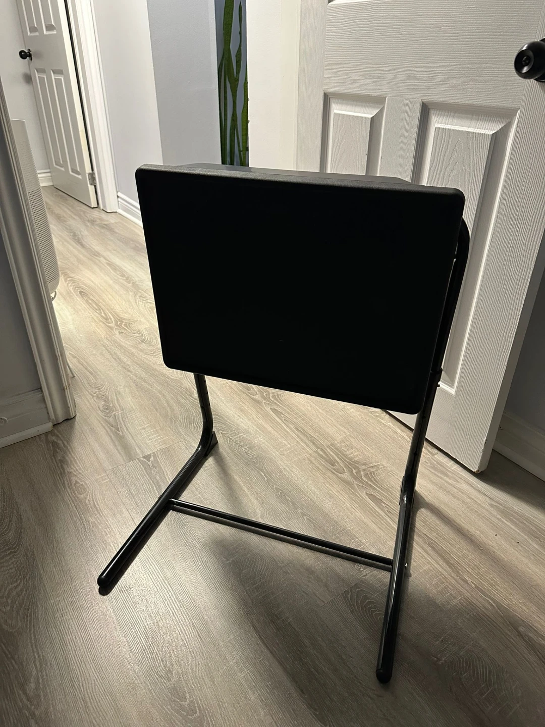Black Folding TV Tray Table