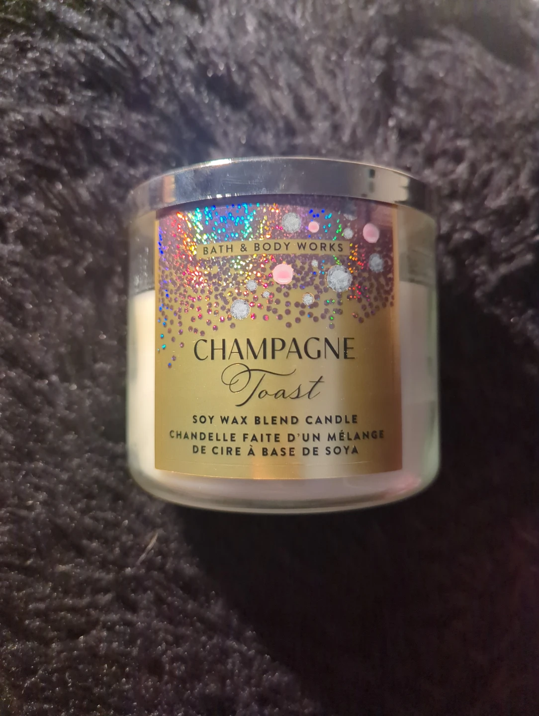 Bath & Body Works Champagne Toast Soy Wax Blend Candle