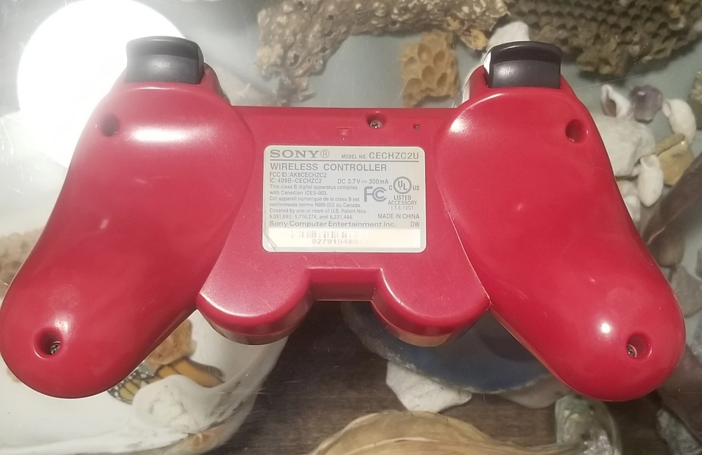 Red Genuine Sony PS3 Dualshock3 Wireless Controller - photo 2