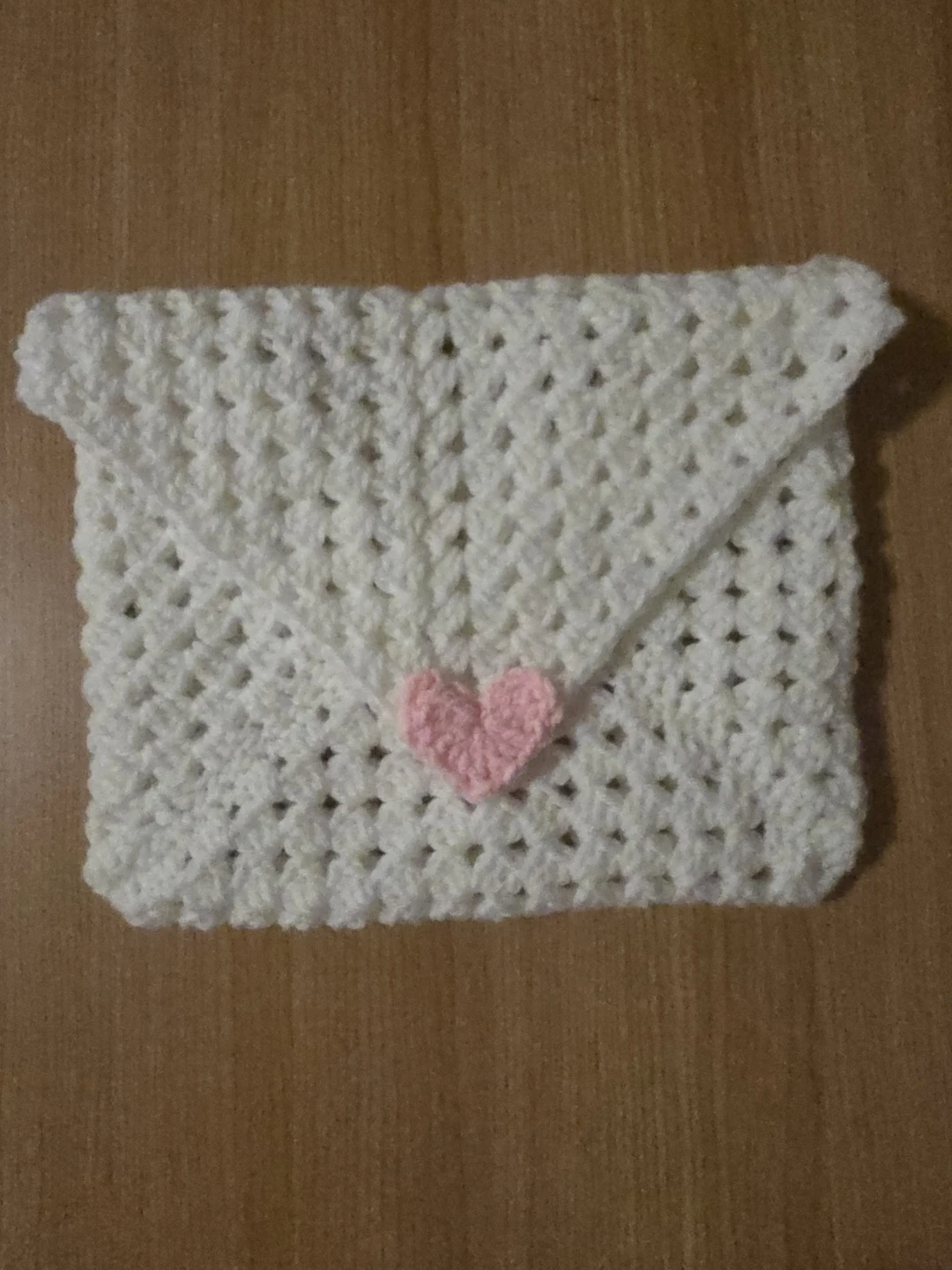 Hand made crochet laptop/tablet case