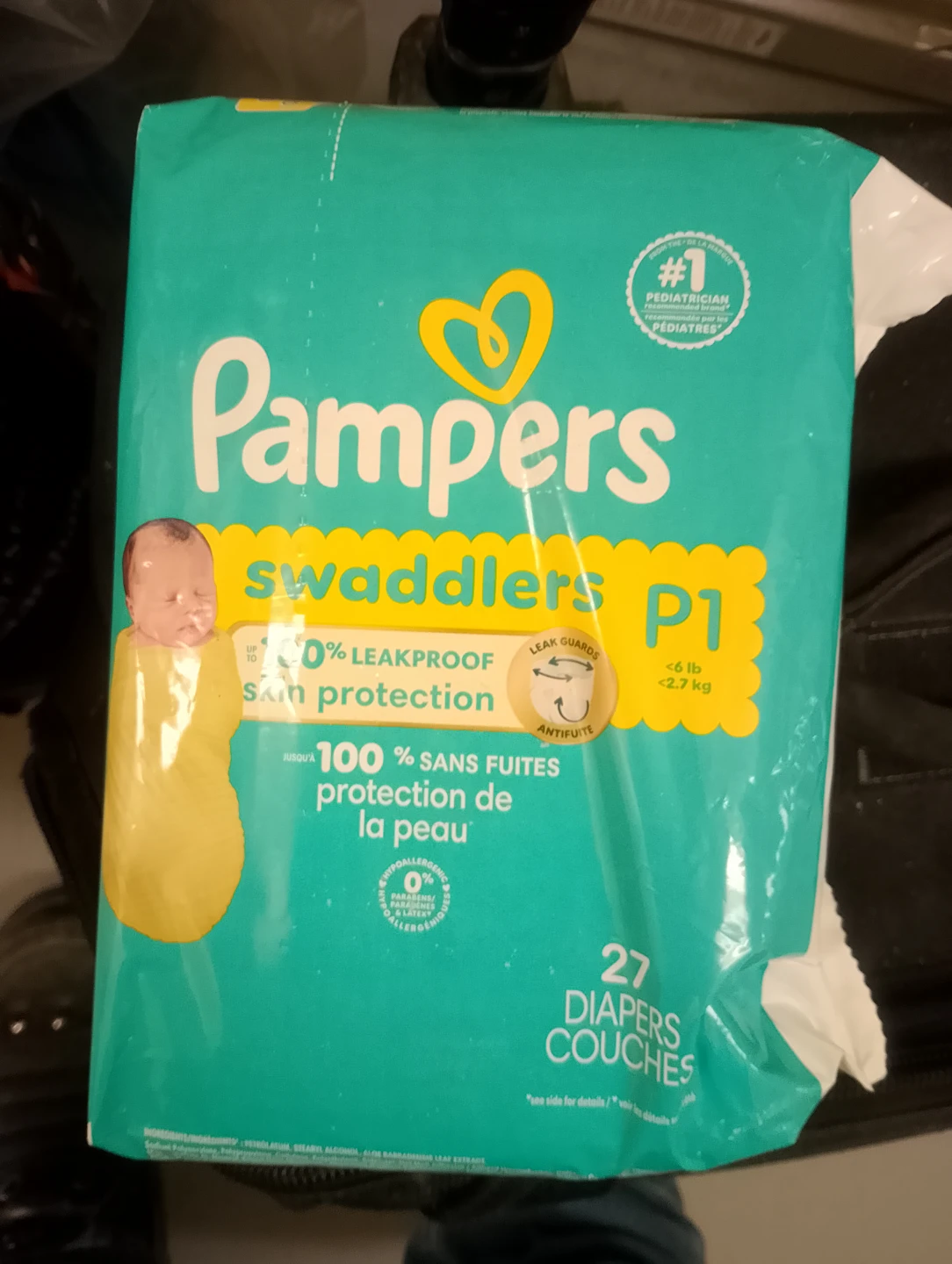 Pampers Swaddlers P1 Diapers - 27 Count