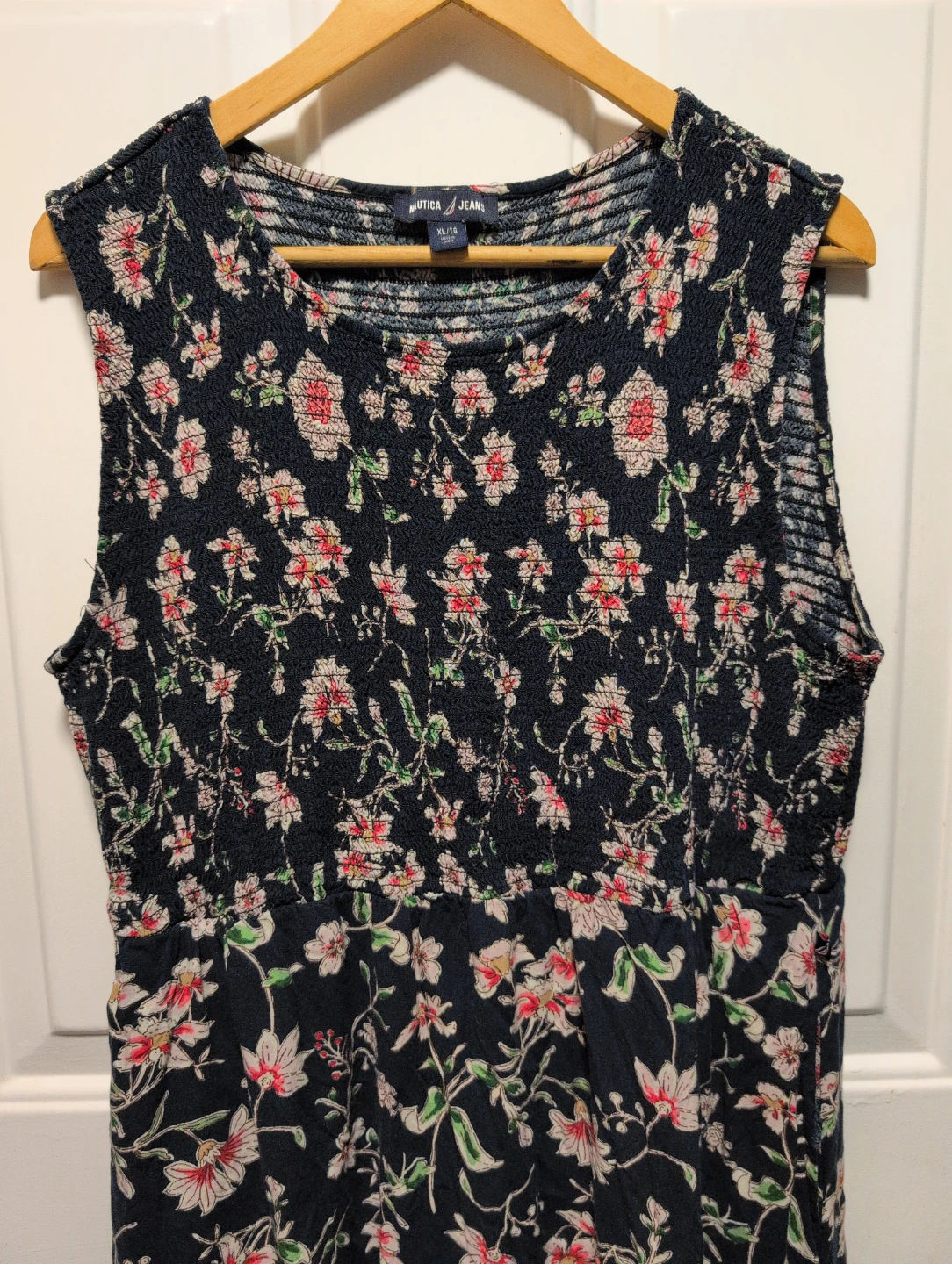 Nautica Jeans Floral Sleeveless Dress XL/TG - photo 3