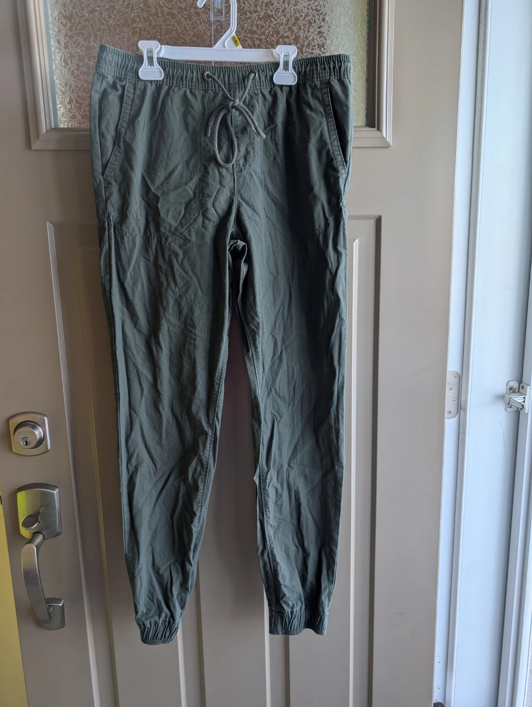 Mens sz sm khaki joggers