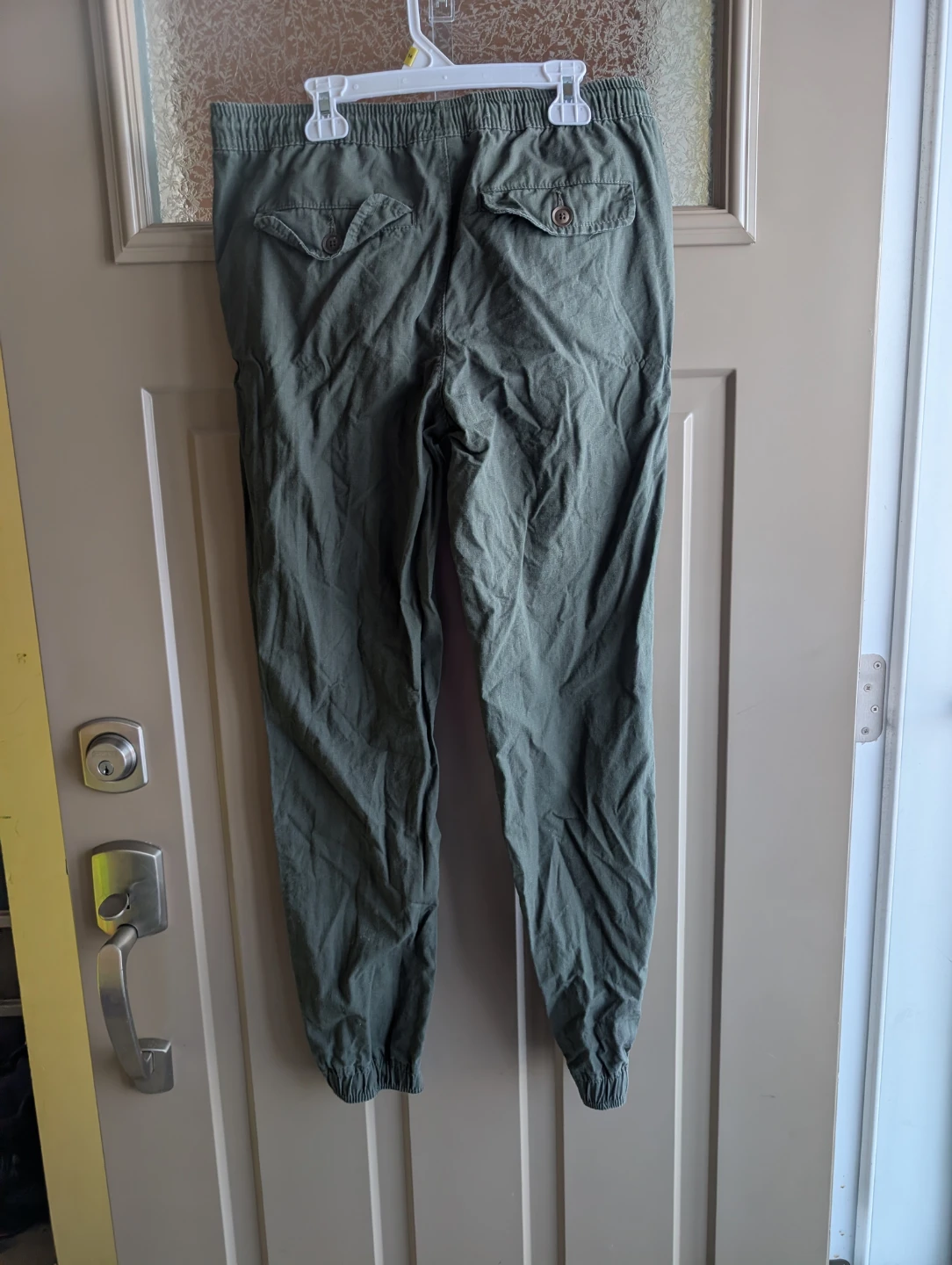 Mens sz sm khaki joggers - photo 2