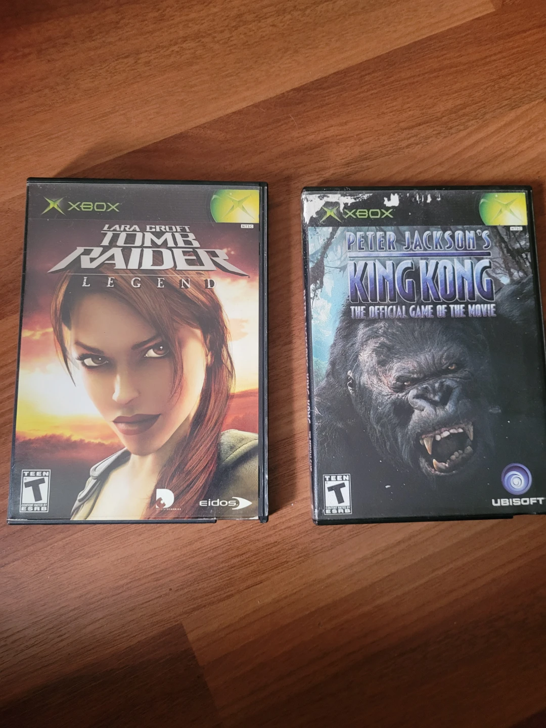 Xbox  Tomb Raider Legend & King Kong Video Games