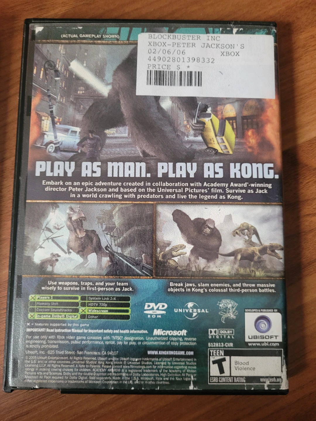 Xbox  Tomb Raider Legend & King Kong Video Games - photo 5