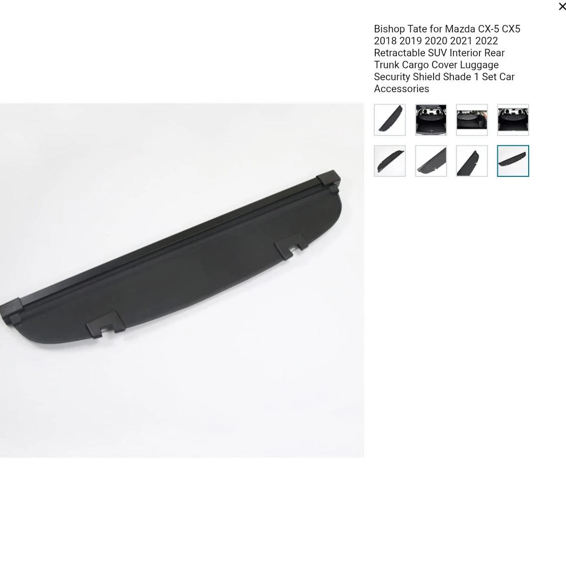 Retractable Cargo Cover for Mazda CX-5 - photo 4