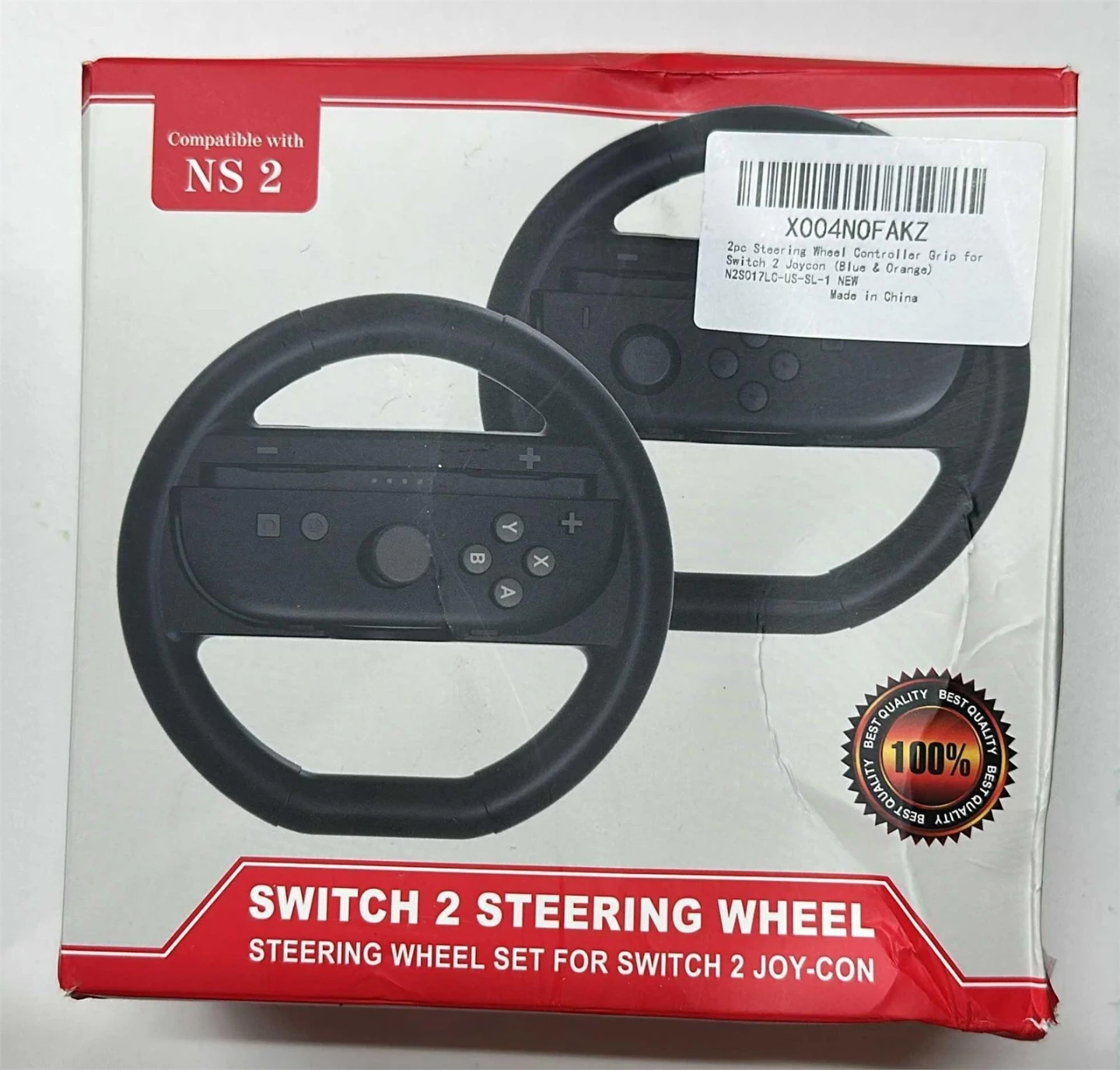Switch 2 Steering Wheel Controller Grips (Joy-Con)