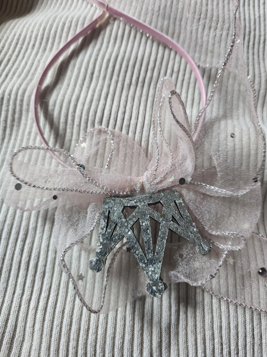 Babybugz Pink Dress with Rose Embellishments and Crown Headband - photo 5