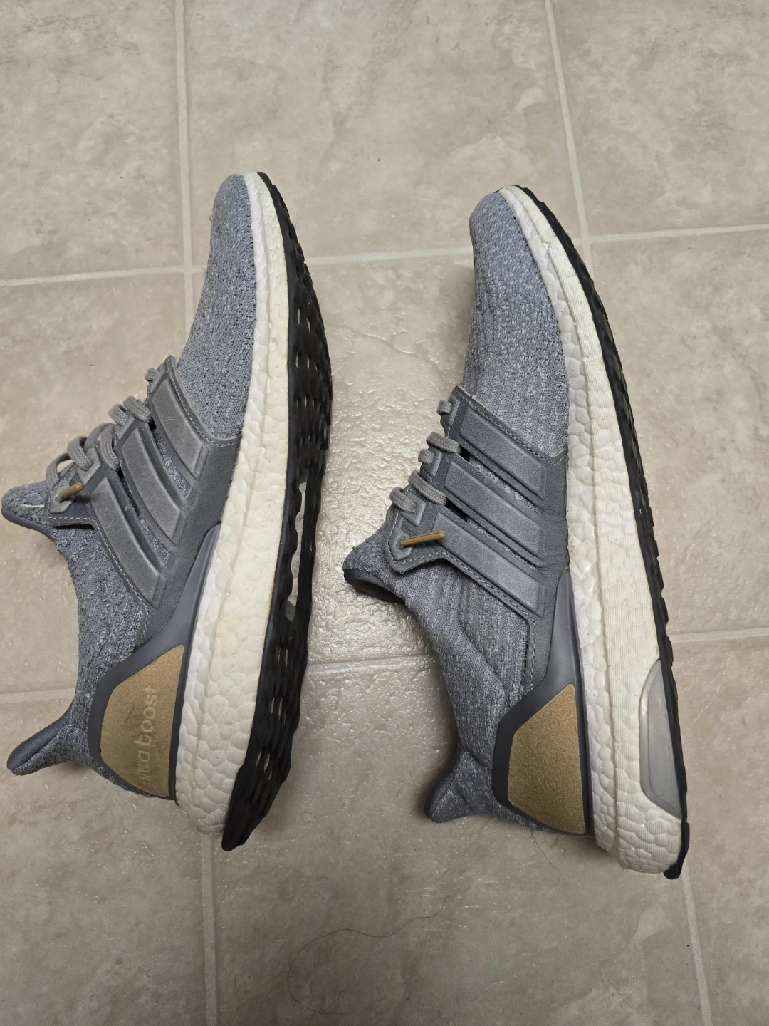 Adidas UltraBoost 3.0 Limited Leather Cage Sneakers - photo 2