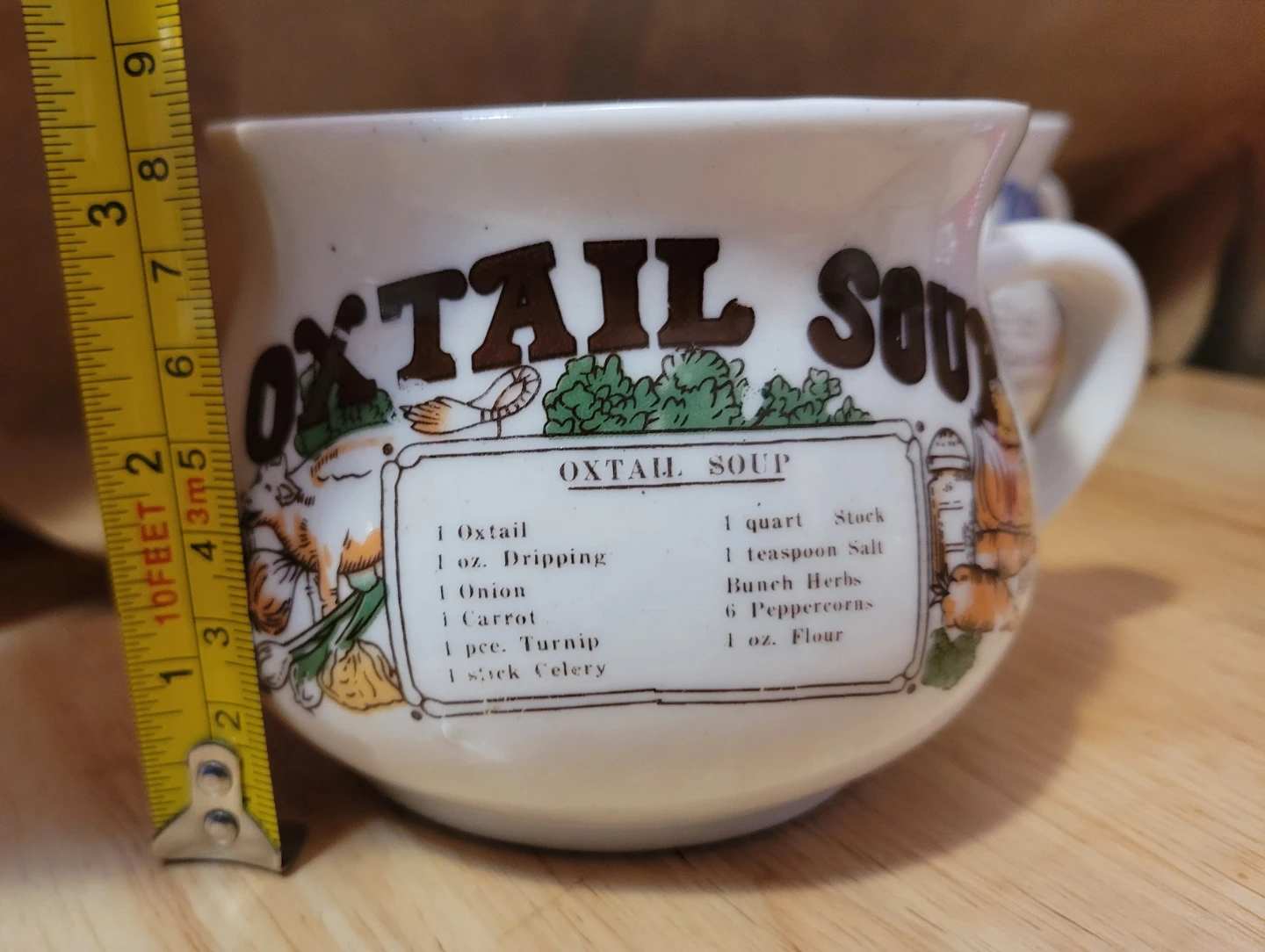 Vintage Lot of 4 Nice Soup Recipe Mugs - photo 4