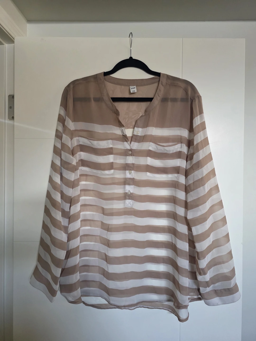 Old Navy Sheer Striped Blouse