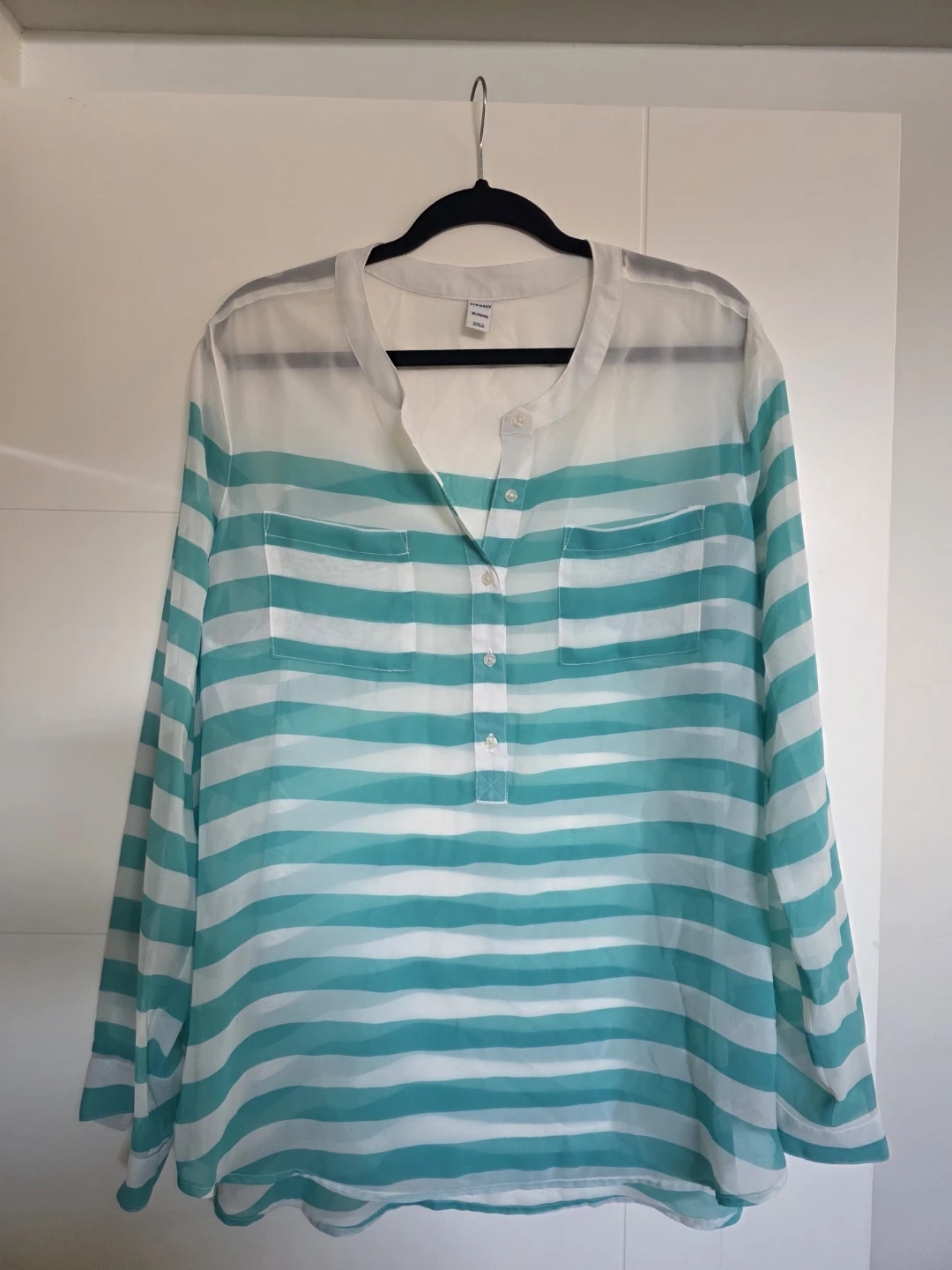 Old Navy Sheer Striped Blouse - photo 2