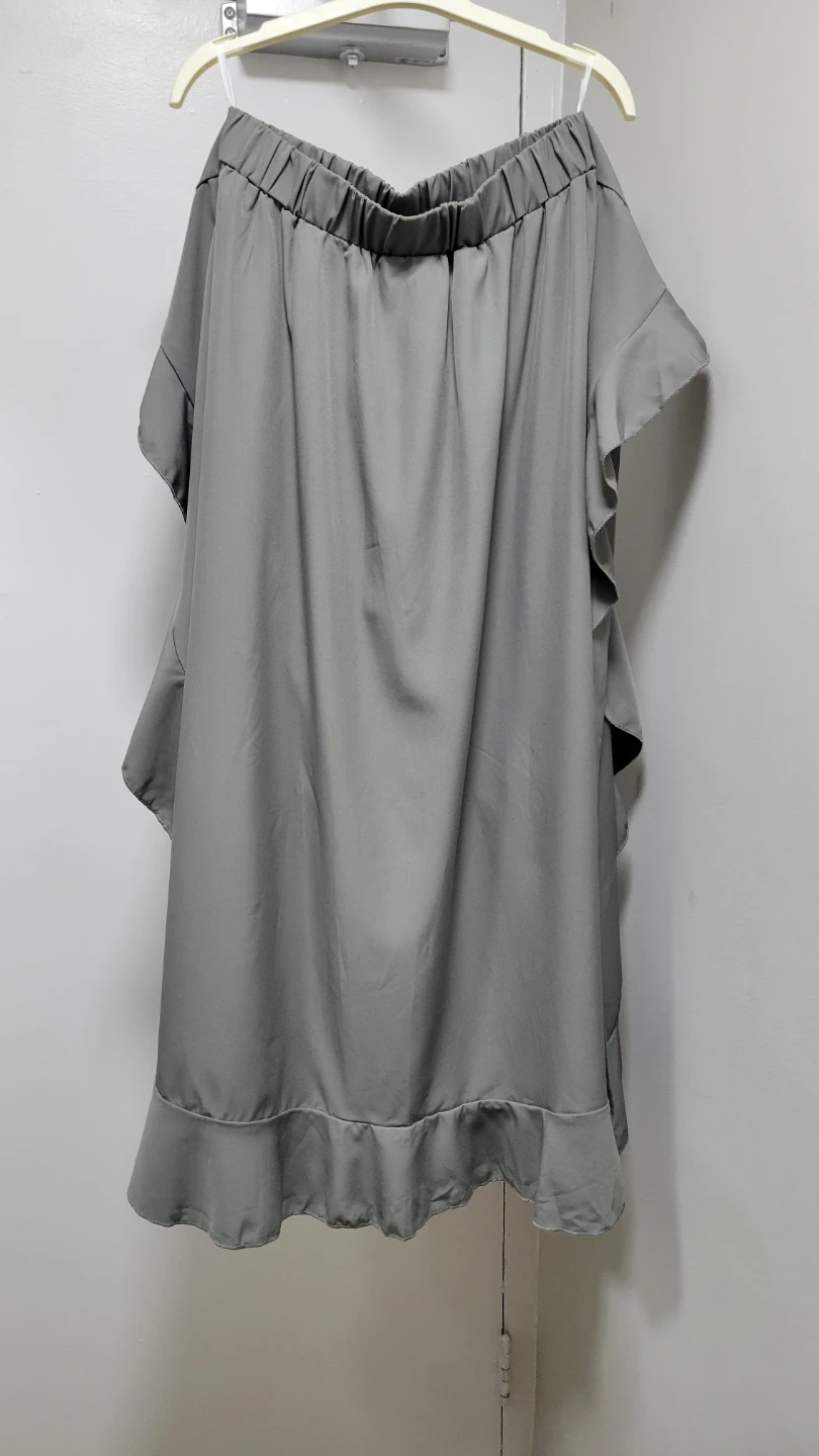 Women Casual Plain Tie-Waist Wrap Skirts Pants - photo 5